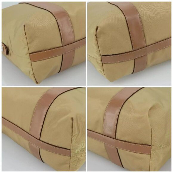 PRADA Hand Bag Nylon Beige Auth - Picture 15 of 15